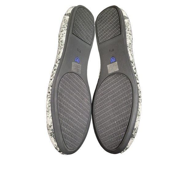 Rothy's the Flat in Python Shoe in Black Cream Grey, Sz 9.5 -- NWT/NIB - Picture 4 of 16